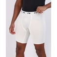 thumbnail image 4 of Real Essentials 5 Pack: Mens Compression Shorts - Quick Dry Performance Active Underwear (Available in Big & Tall), 4 of 6
