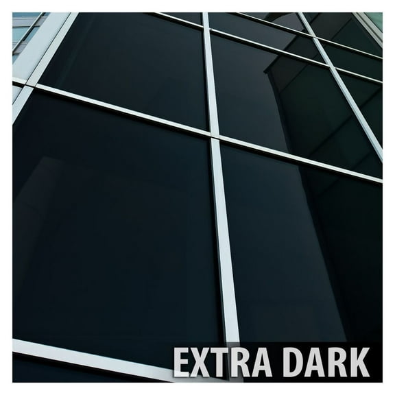 BDF NA20 Daytime Privacy and Sun Control Black (Dark) Window Film 12in x 14ft by BuyDecorativeFilm