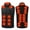 Black, variant on Heated Jacket for Men Women Sleeveless Zip Up 29 Heating Zones Washable Plus Size Quilted Vest 3 Temperature Modes USB Winter Thermal Vests with Pockets Unisex Outdoor Coats