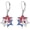 American Flag 2, variant on American Flag Drop Earrings 925 Sterling Silver Patriotic Earrings Star Dangle Earrings 4th of July Independence Day Gifts for Women
