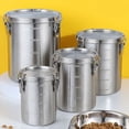 thumbnail image 6 of 1000ml Stainless Steel Tanks Sealed Kitchen Food Storage Container, 6 of 10