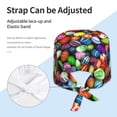 thumbnail image 4 of Kdxio Easter Eggs2 Pattern Turban Hat for Women Men Comfortable Adjustable Cleaning Working Cap with Sweatband, 4 of 8