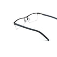 thumbnail image 5 of 4 PK Men's Blue Light Blocking Reading Glasses - Rectangular Metal Half-Frame - Spring Hinge Readers, 5 of 6
