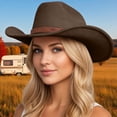 thumbnail image 1 of Classic Western Cowboy Hat For Stylish Everyday Wear Your Jazz Accessory With Distinctive Brim Design, 1 of 4