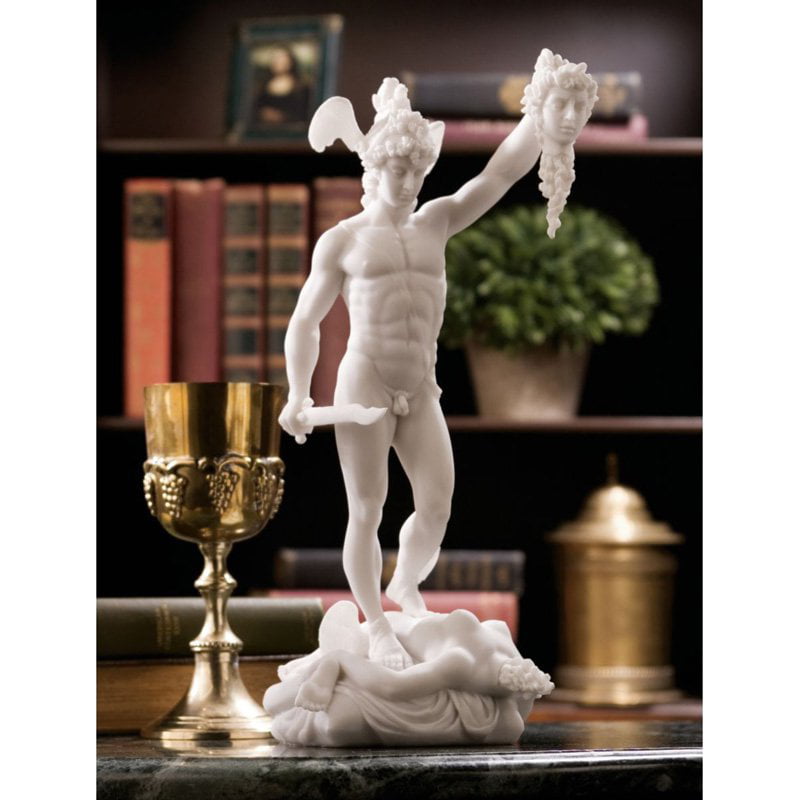 Design Toscano 12 in. Perseus Beheading Medusa Statue
