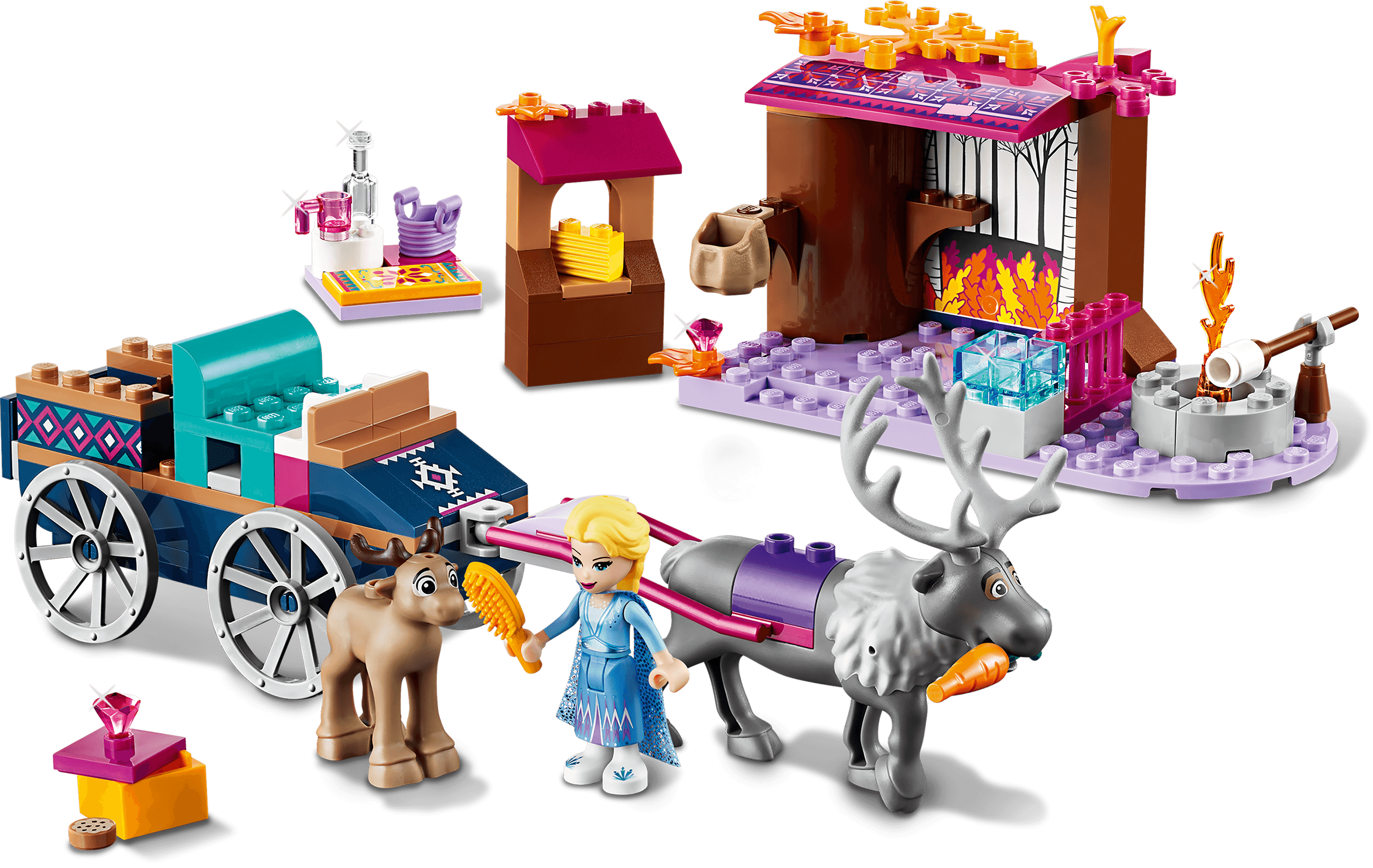 frozen lego carriage