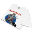 thumbnail image 3 of Iron Maiden Dressed to Kill Chicago Mineral Wash Womens Crop Top, 3 of 6