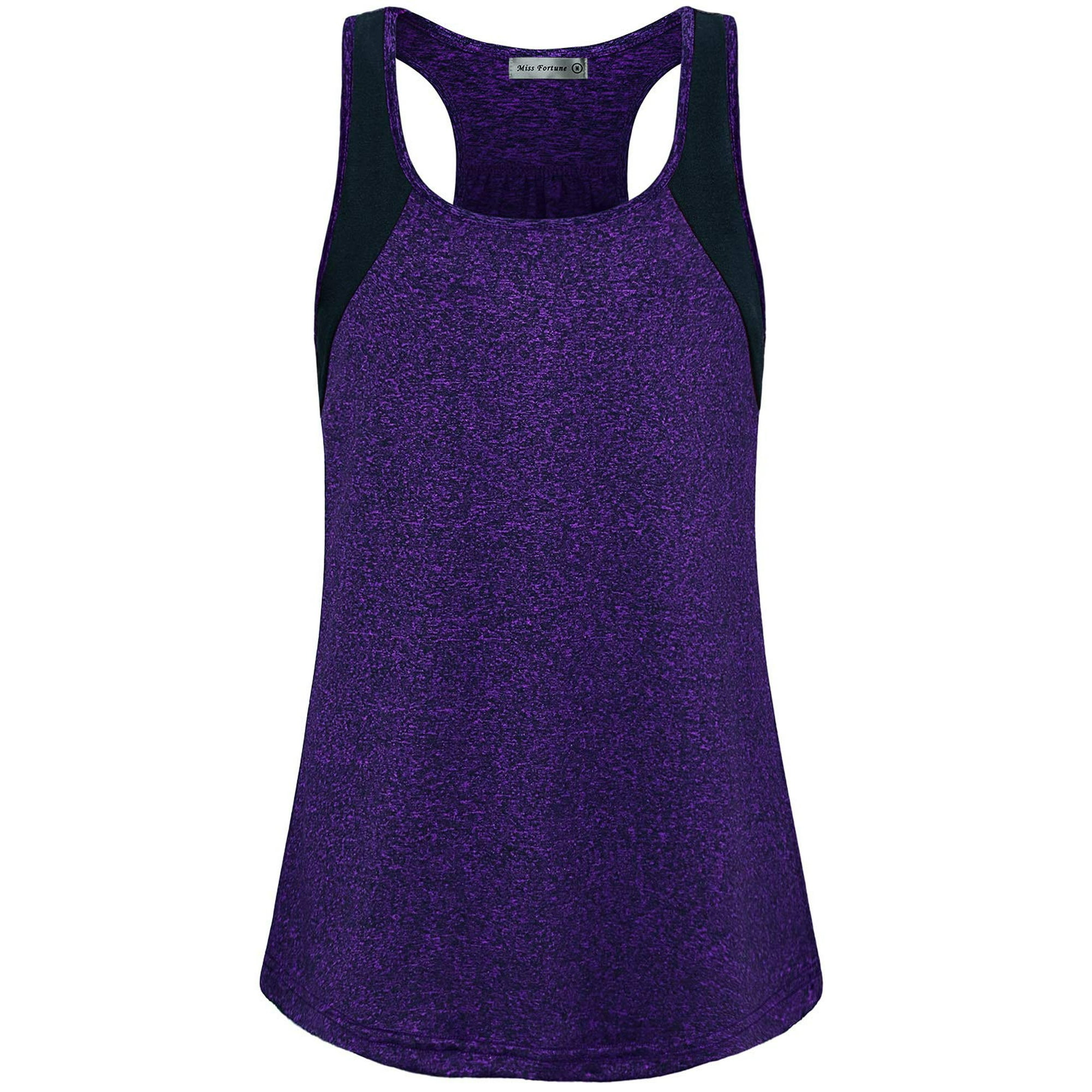 Purple yoga top sale