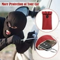 thumbnail image 5 of Spencer Faraday Bag RFID Signal Blocking Bag Shielding Pouch Anti-Tracking Anti-Hacking Blocker Bag for Cell Phone Car Key, Red, 5 of 10