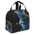 thumbnail image 2 of Disketp colorful flames dinosaur for Insulated Lunch Bag for Women and Men, Perfect for Work, Hiking, Picnic, 2 of 8
