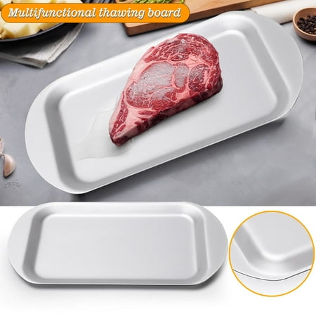 

knqrhpse Tableware Tool Food Defrost Fast Plate Thawing Board Meat Defrosting Tray Other kitchen utensils set