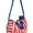 Red Stripe - Blue Trim, variant on - 2 IN 1 Cross-Over Large Tote Bag - Custom Embroidery Navy Stripe - Navy Trim