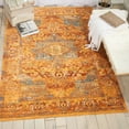 thumbnail image 4 of Nourison Cambria Blue/Russet Area Rug, 4 of 5