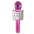 thumbnail image 1 of Microphone Professional BT Wireless Microphone Karaoke Speaker KTV Music Player Singing Recorder Handheld Microphone Rose Red, 1 of 7