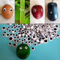 thumbnail image 5 of 500 piezas de pegatinas de ojos de plástico móviles, ojos móviles de 4mm -12mm para bricolaje, 5 of 5