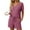 Red, variant on Women's 2 Piece Pajamas Sets Summer Tracksuits, Ribbed, Spring Outfits, Matching, for Vacation & Loungewear, Rayon Blend