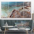 thumbnail image 1 of Dead Sea Shore with Crystallized Salt - Landscape Canvas Art Print, 1 of 3