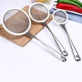 thumbnail image 6 of Shenmeida Stainless Steel Skimmer Spoon, Fine Mesh Food Strainer for Skimming, Grease, Gravy and Foam - Hot Pot Fat Skimmer Scoop Filter with Long Handle, 6 of 7