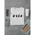 thumbnail image 3 of Sign Language Iv. T-Shirt Men -Emma Scarvey Designs, Male x-Large, 3 of 4