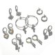 thumbnail image 1 of Juego de Pendientes FNIO para mujer dorado vintage geométricos cruz flores Joyería de moda, 1 of 5