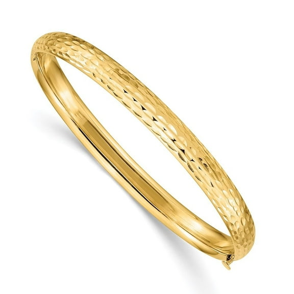 Auriga Fine Jewelry 14K Yellow Gold 5mm Hinged Bangle for Women