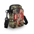 thumbnail image 3 of HELLHERO American Flag Deer Design with Adjustable Strap Women Shoulder Bag Lightweight for Daily Commute or Casual Outings, 3 of 7