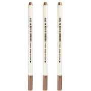 LHWEN Metal Brush Marker Set Pearlescent Paint Pens for Wall Accents Glass Ceramics and Disks Water-Based Erasable Pens for Wedding Album Covers Suitable for Black and Red Paper and Stationery Supplie