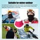 thumbnail image 3 of Injueey Calentador de cuello a prueba de frío polar cuellos unisex polaina espesar gran textura accesorios de ciclismo pañuelo transpirable rojo Type3 NO3 Injueey HA059437-10, 3 of 6