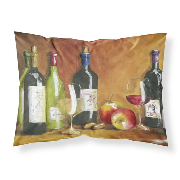 Wine by Malenda Trick Fabric Standard Pillowcase