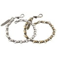 thumbnail image 3 of Skull Hook Hombres Pantalones Pantalones Cadena Cadena de Fuerte Llave Bronce Hugo Cadena de monedero, 3 of 10