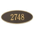 thumbnail image 1 of Whitehall 4009OG Madison Oval - Estate Wall - One Line- Bronze/Gold, 1 of 1