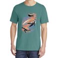 thumbnail image 2 of Wild Bobby, Cute Lunar Space Turtles, Animal Lover, Garment-Dyed Washed Look Short Sleeve T-Shirt, Emerald, 2XL, 2 of 3