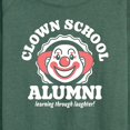 thumbnail image 3 of Instant Message - Clown School Alum - Women's Lightweight French Terry Long Sleeve Shirt, 3 of 6