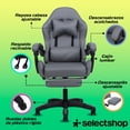 thumbnail image 2 of Silla Gamer Reclinable con Reposa Pies Silla Gaming Ergonómica Ajustable, 2 of 6