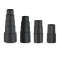 thumbnail image 1 of 4PCS Vacuum Hose Adapter Kit Accessory Adapter 1 1/2 Inch to 1 3/8 Inch to 1 1/4 Inch 1 1/8 Inch to 1 3/8inch,4 x adapters of different diameters,Black, 1 of 7