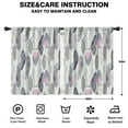 thumbnail image 2 of Blackout Kids Curtains,Pink and Grey Watercolor Feather Pattern Childrens Insulated Curtains Set Of 2,Bedroom Essentials,Toddler Room Decor 42x54in(106x137cm), 2 of 5
