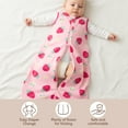 thumbnail image 5 of Baby Sleep Sack 18-24 Months 100% Cotton Baby Wearable Blanket 2-Way Zipper Breathable Lightweight Unisex Sleeping Bag 0.5 Tog Toddler Sleep Sack (3 Pack), 5 of 7