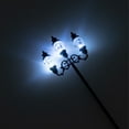 thumbnail image 3 of tredstone Landscape Light Architecture Materials Lawn Lamps Decor Three-headed Mini Lamppost for Fairy Garden Street Pathway Sand Table Model 2, 3 of 5