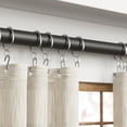 thumbnail image 6 of 50 Pcs Metal Curtain Rings with Eyelets, 1.5 inch Inner Diameter Drapery Rings Apply for Curtain Rods, Silver(Fits Up to 1 1/4-Inch Rod), 6 of 8