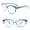 Blue, variant on Cat Eye Frame Spring Hinges Fashion Women's Reading Glasses Black (+1.75)