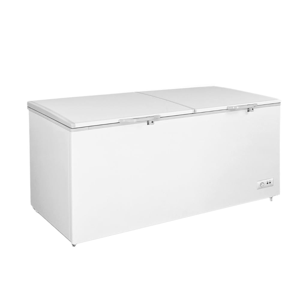 MoTak MCF-20 76" Mobile Chest Freezer w/ (2) Wire Storage Basket - White, 115v