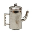 thumbnail image 3 of 1/12 Dollhouse Miniature Tea Kettle Model Collections Scenes Miniature Water Pitcher for Miniature Scene Accessories Building Argent, 3 of 8