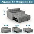 thumbnail image 3 of Bonzy Home Pull-Out Sleeper Sofa Bed with Adjustable Backrest – Modern Convertible 3-in-1 Couch for Living Room & Bedroom, Easy Assembly, 3 of 7
