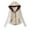 Beige, variant on Lindreshi Winter Vests for Women 2023 Women Solid Short Outerwear Cotton Jackets Pocket Loose Stand Vest
