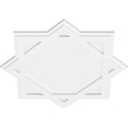 thumbnail image 4 of Ekena Millwork CMP26AL 26 in. OD x 14.25 in. Square Axel Architectural Grade PVC Contemporary Ceiling Medallion, 4 of 4