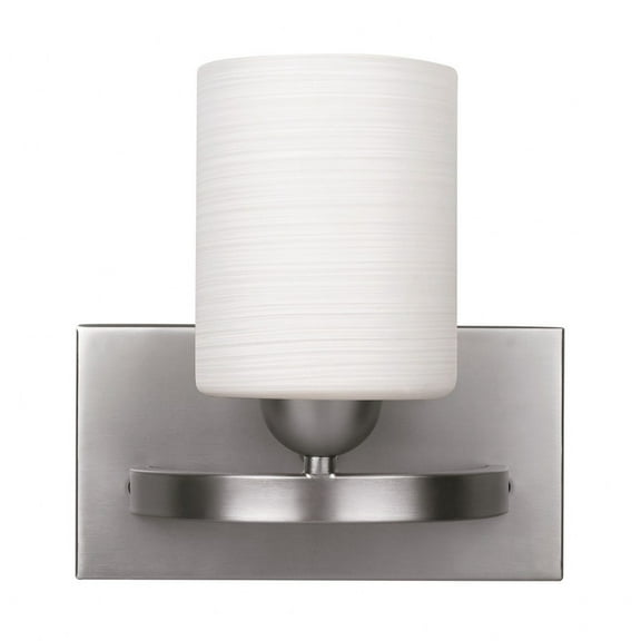 IVL370A01BPT Canarm Inc Hampton - 1 Light Bath Vanity-8.5 Inches Tall and 6 Inches Wide-Brushed Pewter Finish