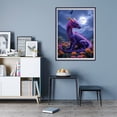 thumbnail image 7 of Diamond Art Kit for Adults, Purple Dragon Moonlit Garden Diamond Painting for Adults Beginners, DIY Diamond Art Painting Kits, 5D Diamond Painting Crafts for Home Decor 12x16 Frameless, 7 of 7