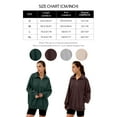 thumbnail image 6 of Amazhiyu Womens Half Zip Pullover Sweatshirts Oversized Long Sleeve Fall Drop Shoulder Sweater with side pockets, 6 of 6