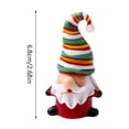 thumbnail image 2 of LLQKIGS Christmas Glass Ornament Christmas Tree Santa Home Cartoon Mini Desktop Ornament Car Ornament Middle Finger Abstract Decorative Objects Solar Outdoor Statues for Garden Large Garden Statues, 2 of 4