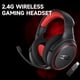 thumbnail image 2 of Auriculares LIBERTY GAMER NOUS Auriculares inalámbricos para juegos montados en la cabeza de 2,4 GHz Sonido envolvente virtual 7.1 Unidad de controlador de 50 mm Micrófono desmontable LIBERTY GAMER Auriculares, 2 of 7